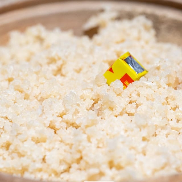 Cassava Couscous.